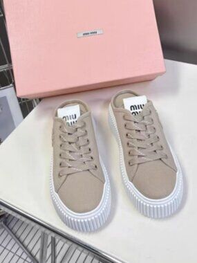 Miu Miu Platform Mule Sneakers | Size 37 (US 7)